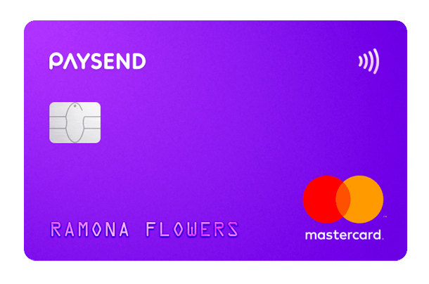 Physical Paysend Mastercard